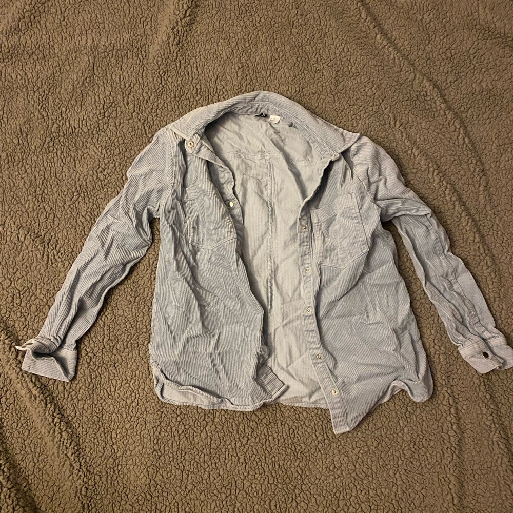 Divided Gray Striped Jacket